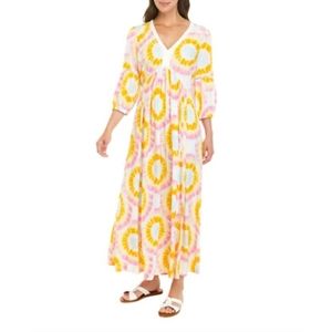 Crown & Ivy Tie- Dyed Maxi dress or Swimsuit cover-up.